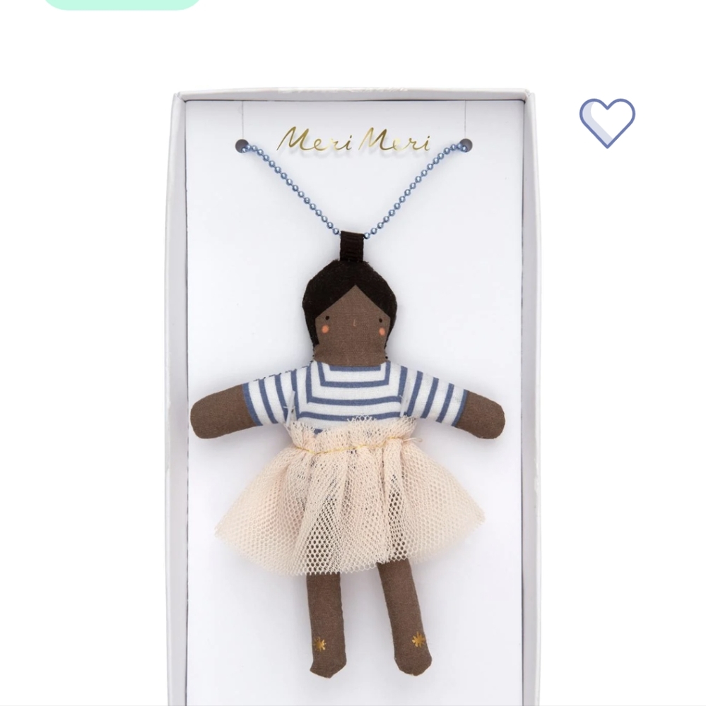 Rudy doll necklace by Meri Meri
